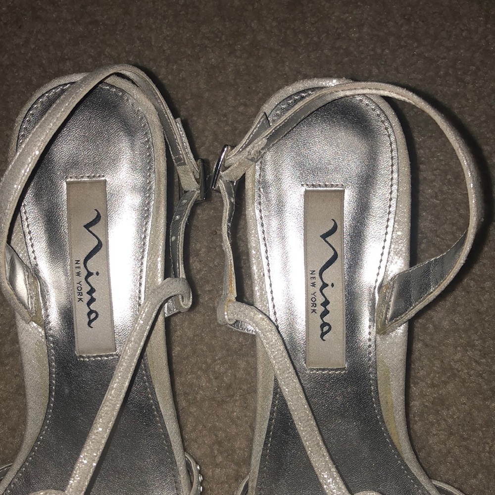 Nina silver heels - Picture 4 of 6
